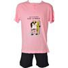 CRAZY FARM SG Pigiama uomo CRAZY FARM estivo corto t shirt mezza manica serafino pantalone