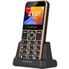 Myphone MP Halo 3 D'Oro, Telefono Cellulare per Anziani Con Tasti Grandi, Pulsan