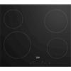 Beko Piano cottura elettrico Incasso vetroceramica 4 Fuochi 60 cm Nero HIC64401