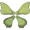 Subitodisponibile 20 Fogli in Carta per 5 Bouquet ALI FARFALLA VERDE 1G4U