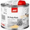 AUTO-PLAST PRODUKT APP Poly Plast - Stucco poliestere universale bicomponente | 0,2 kg | Stucco per carrozzeria, metallo, ferro, plastica, alluminio, cemento, legno | Resina poliestere con indurente | Beige chiaro