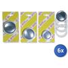 Bialetti 6x Bundle Bialetti Moka Guarnizione +Filtro 2 Tazze