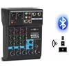 Mixer Controller Audio USB Consolle Professionale 4 Canali Usb karaoke Dj SJ-04