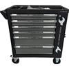 Carrello porta attrezzi con ruote completo di utensili 6 cassetti 100 pezzi