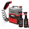 Errecom Kit Pulizia Bici BIO: JET GUN PRO+ Idropulitrice Portatile a Batteria con Serbatoio Acqua 8L, BKR 1105 Detergente Bike BIO 1L +Trigger, BKR 2101 Sgrassante Catena BIO 1L + Trigger