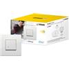Vimar 0K19592.01 Interruttore intelligente Arké a 2 vie Compatibile con Alexa, kit plug & play per dispositivo in Zigbee Hub, richiesto un cavo neutro