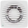 Airflow Aura 100T Ventilatore Estrattore Bagno con Timer,14l/s, 100 mm | 5,6 W, Estrazione Bagno/WC con Timer, Silenzioso 26 dB, IPX4, Condotto 100 mm, Garanzia 2 Anni