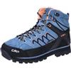 (TG. 40 EU) CMP MOON MID WMN TREKKING SHOE WP, Scarpe da Trekking Donna, Azzurro