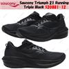 Saucony Triumph 21 Running Triple Black S20881-12 taglia uomo