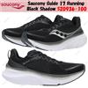 Saucony Guide 17 Running Black Shadow S20936-100 taglia uomo