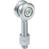 IBFM CARRELLO SCORREVOLE FISSO 2 CUSCINETTI 44MM RUOTE X PORTONI SCORREVOLI PESANTE