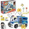 Action Heroes (TG. Piccolo) ACTION HEROES Pinypon S.W.A.T. Truck, Camion della Polizia, con Mo
