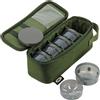 NGT DELEXE GLUG BAG BORSA CARPFISHING BAIT INNESCHI + 5 GLUG POT INCLUSI A0995