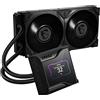 MSI MAG CORELIQUID 240R V2 Kit AIO per raffreddamento ad acqua CPU bianco, testa rotante ARGB Waterblock, pompa radiatore integrata, tubi anti-evaporazione, compatibile con AMD e Intel