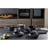Alluflon Moneta Etnea Lasagnera, Alluminio Antiaderente Effetto Pietra, Nero, 35 (M1I)