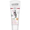 lavera Dentifricio per bambini, senza fluoro e senza coloranti, con calendula e calcio, cosmetici naturali, cura dentale per bambini, dentifricio senza fluoro, vegano, bio (1 x 75 ml)