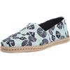 TOMS Alpargata Rope, Mocassino basso Donna, Light Blue Batik, 35.5 EU