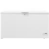 Beko HSM37540 b300 - Congelatore grande, capacità utile 360 l, minFrost, allarme temperatura, 4 cesti congelatori, con serratura, 36 db (A), colore: Bianco