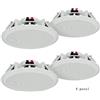 CASSE DA INCASSO 6W PARETE/SOFFITTO ALTOPARLANTE DA CONTROSOFFITTO MUSICA 4 PEZ