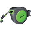 Ribimex Avvolgitubo automatico Ribimex 30m a muro 8 getti acqua giardino irrigazione