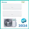 HISENSE IQ PLUS 3AMW62U4RJC CONDIZIONATORE DUAL 12000+12000 BTU WIFI A++ A+