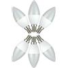 vivalamp LAMPADA 8W LED CANDELA OLIVA E14 LAMPADE LUCE CALDA NATURALE FREDDA LAMPADINA