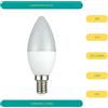 universo 10 X LAMPADE LED CANDELA OLIVA 8W E14 LUCE CALDA NATURALE FREDDA LAMPADINE PROMO