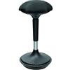 LogiLink EO0011 - Sgabello da ufficio ergonomico regolabile in altezza, per ridurre efficacemente l'affaticamento e il carico sulle gambe