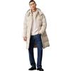 Calvin Klein Uomo Cappotto Essentials Long Parka con Cappuccio, Beige (Pelican), S