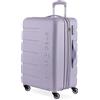 SwissGear 7366 - Valigia rigida espandibile con rotelle, Chiaramente Aqua, Checked-Large 27-Inch, 7366 Hardside bagagli espandibile con ruote girevoli