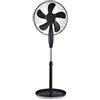 V-TAC Ventilatore a piantana 55W oscillante da terra 120CM 5 pale 41cm - NERO