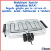 Melchioni Family Griglia Elettrica Bistecchiera Barbecue Grande Melchioni Family Spiedina Maxi