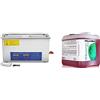 BuoQua Pulitore a ultrasuoni 6L, Ultrasonic Cleaner professionale 180 W 220 V & DELLWING Hd Detergente Speciale - Concentrato Di Detergente