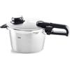 Fissler Vitavit Premium Pentola a pressione in acciaio inox 4.5 L, 22 cm, 4 livelli di cottura, incluso inserto, adatta a fornelli a induzione