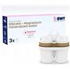 BWT Cartuccia filtrante Silicato + Magnesium Mineralized Water 3 pezzi | Con silicato e magnesio | Per tutti i filtri BWT per acqua potabile | Per alimenti e bevande | Filtra il cloro