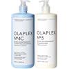 Olaplex N° 4C Bond Maintenance Clarifying Shampoo 1000ml N° 5 Conditioner 1000