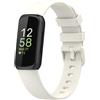 Senza Marca/Generico Per Fitbit Inspire 3 cinturino in silicone a tinta unita, taglia: L (colore albi