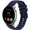 Senza Marca/Generico Per Amazfit GTR 2 Cinturino per orologio in silicone a tinta unita ondulato da 2