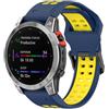 Senza Marca/Generico Per Garmin Descent G1 / Coros Vertix 22mm Cinturino in silicone a doppia fila a