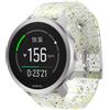 Senza Marca/Generico Per cinturino in silicone Suunto 5 Peak (verde giallo bianco)