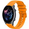 Senza Marca/Generico Per Amazfit GTR 3 Cinturino per orologio in silicone a tinta unita ondulato da 2