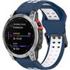 Senza Marca/Generico Per Garmin Descent G1 / Coros Vertix 22mm Cinturino in silicone a doppia fila a
