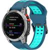 Senza Marca/Generico Per Garmin Descent G1 / Coros Vertix 22mm Cinturino in silicone a doppia fila a