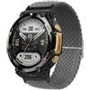 Senza Marca/Generico Per cinturino in nylon intrecciato con fibbia regolabile Amazfit T-Rex 2 (grigio