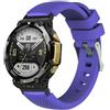 Senza Marca/Generico Per Amazfit T-Rex 2 cinturino in silicone twill (viola)