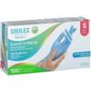 Smilex, Guanti Monouso in Nitrile, Taglia S, 1 box da 100 pezzi, Azzurro