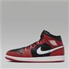 N/A Nike Air Jordan 1 Mid Rosso Nero Scarpe Uomo Sportive Sneakers DQ8426 061