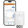 Eve Thermo (Matter, 4ª gen): valvola termostatica intelligente, controllo automatico della temperatura, richiede Amazon Alexa, Apple Home, SmartThings o Google Home. necessario Thread Border Router