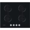 Indesit Whirlpool - Indesit ING 61T/BK piano cottura Nero Da incasso 59 cm Gas 4 Fornell