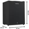 PremierTech® PremierTech PT-FR43BK Mini Freezer Nero Congelatore con chiave 42 litri da -24°